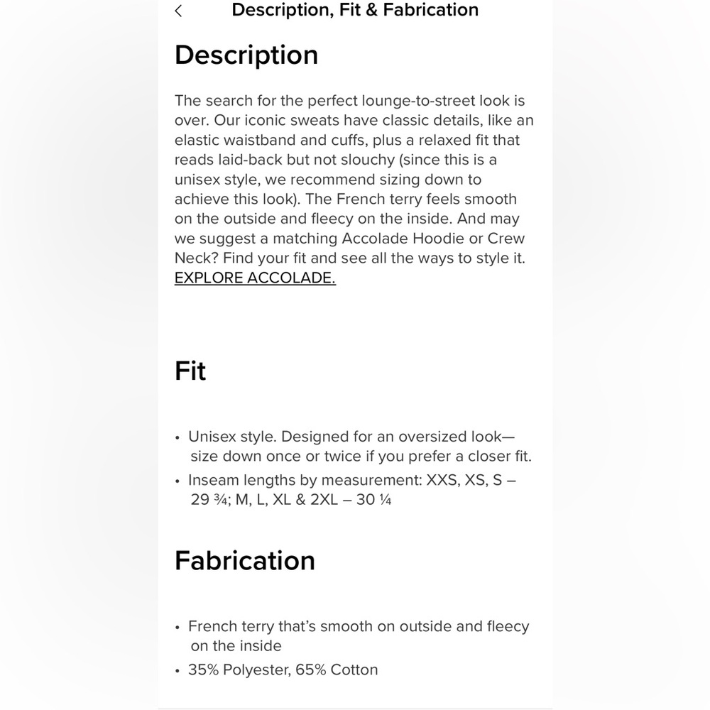 ALO Yoga Accolade Sweatpants in Charcoal Green. Size Small. - Picture 7 of 7